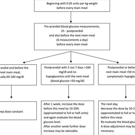 Algorithm for insulin adjustment. | Download Scientific Diagram