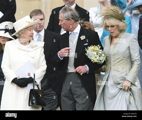 Royal Wedding - Marriage of Prince Charles and Camilla Parker Bowles - Service of Prayer and ...