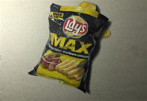 Lays 3d chips package realistic drawing by Saules-dievas on DeviantArt