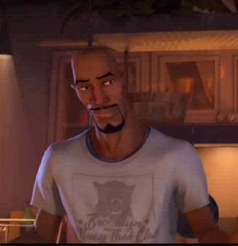 Uncle Aaron's shirt in Into the Spiderverse 2018 foreshadows a reveal later in the movie. San ...