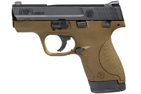 Shop Smith & Wesson MP9 Shield 9mm Flat Dark Earth (FDE) with Thumb ...