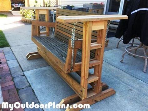 Glider Swing: 8 Easy DIY Steps for Your Porch | Wooden playhouse, Wooden playhouse kits ...