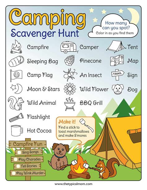 Printable Treasure Hunt