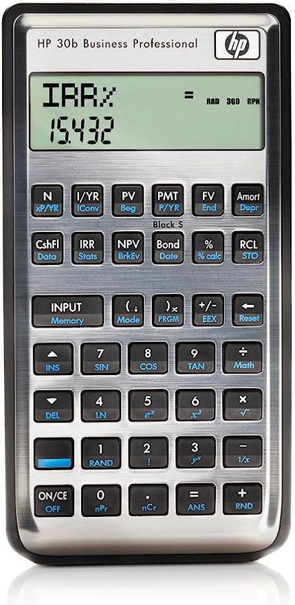 Hewlett Packard HP30b Business Professional Financial Calculator: Amazon.co.uk: Office Products