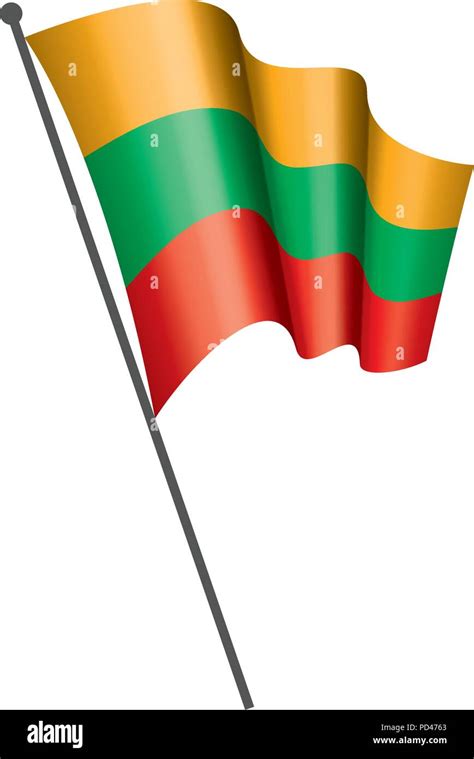 Lithuania flag, vector illustration Stock Vector Image & Art - Alamy