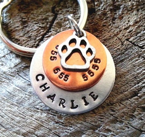 Pet ID Tag Personalized Pet ID Tag Dog Tag Pet Tag Cat | Etsy