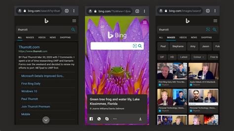 Microsoft is Testing Dark Mode for Bing