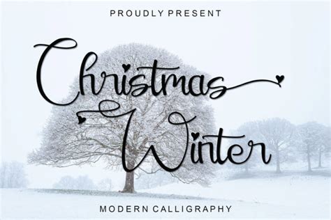 Christmas Winter Calligraphy Font - Free Download