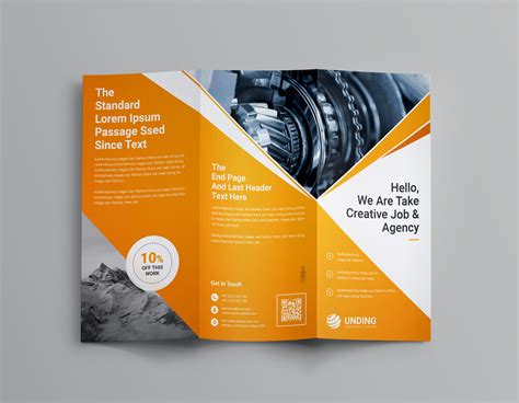 Pearl Professional Tri-Fold Brochure Template · Graphic Yard | Graphic Templates Store