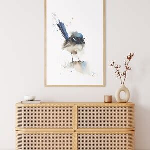 Wren Bird Watercolor Art Print, Bird Giclee Painting, Bird Wall Art ...