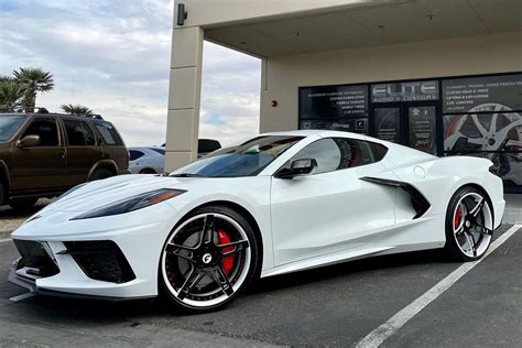 Chevrolet Corvette C8 Stingray White Forgiato Affilato-ECL Wheel ...