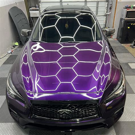 Best Ravoony Gloss Midnight Purple Car Vinyl Wrap - midnight purple ...