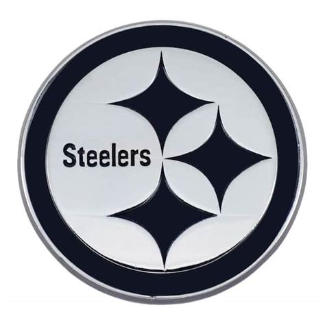 FANMATS NFL - Pittsburgh Steelers Chromed Metal 3D Emblem 20866 - The ...