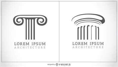 Doric and Ionic columns logo #AD , #Aff, #affiliate, #Ionic, #columns ...