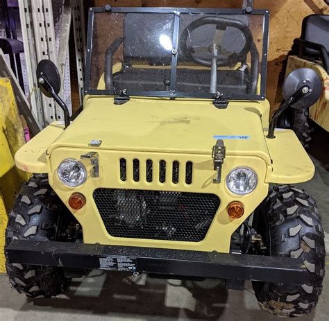 MINI JEEP Gas Powered Jeep Like New - 82" Long x 40" W