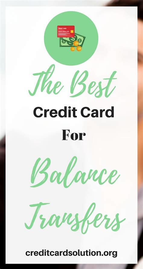 The Best Credit Card For Balance Transfers - Credit Card Solution Tips and Advice | Balance ...