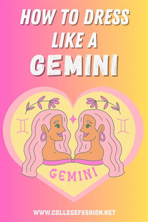 Gemini Style 101: Express Your Duality - College Fashion