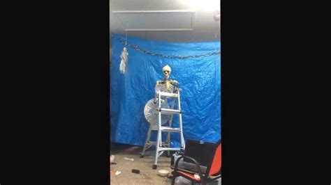 Homemade animatronics for Halloween - YouTube