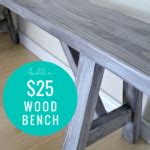 How to Build An Easy DIY Wood Bench for Just $25 | Remodelaholic