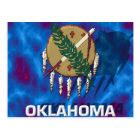 Oklahoma State Flag and Seal Postcard | Zazzle.com