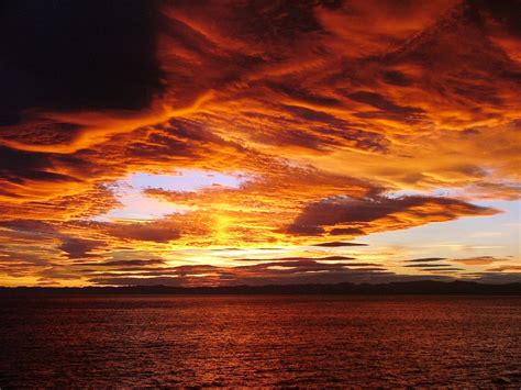 Free photo: The Orange Sky - Clouds, Dusk, Orange - Free Download - Jooinn