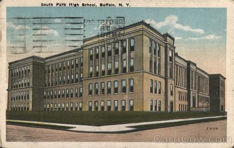 South Park High School Buffalo, NY Postcard