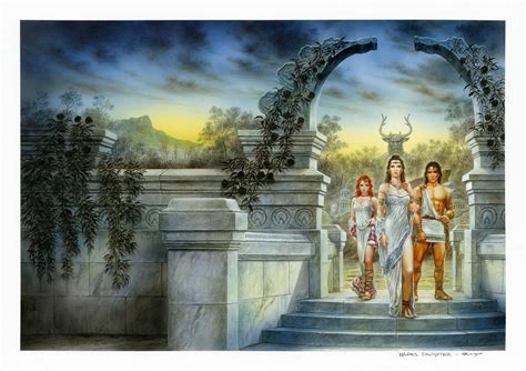 "HADES DAUGHTER" Original Art by Luis Royo