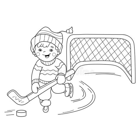 Kids Playing Hockey Clipart Silhouette