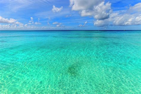 Crystal Clear Water Of Barbados by Flavio Vallenari