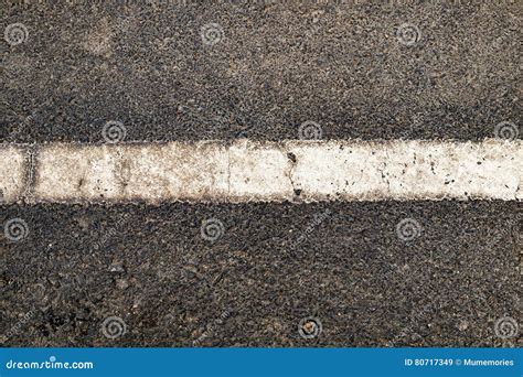 White Line on Black Road Textured Stock Image - Image of road, dark ...