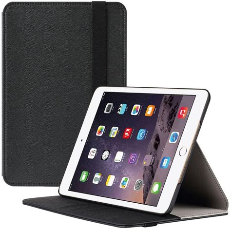 SUPCASE Slim Hard Shell Leather Case for Apple iPad Mini 4 Case, Black ...