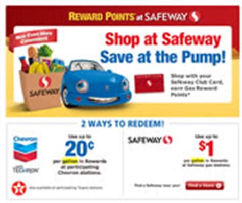 New Safeway Gas Rewards Partners: Chevron, Texaco, Exxon, Mobil — My ...