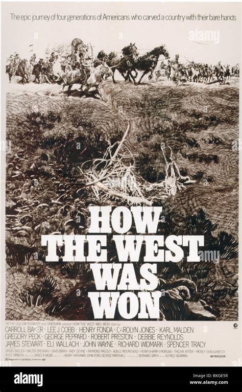 HOW THE WEST WAS WON (1962) POSTER HTWW 001PP Stock Photo - Alamy