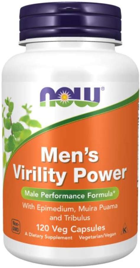 Men's Virility Power, Mens health Supplements, Muira Puama, Herbal ...