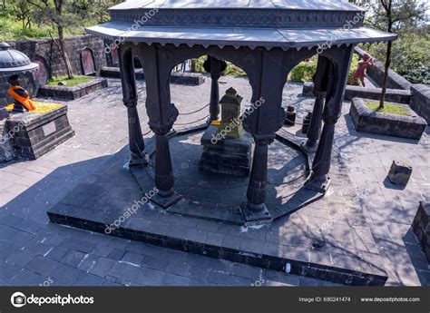 Pune India October 2023 Tanaji Malusare Samadhi Memorial Sinhagad Fort ...