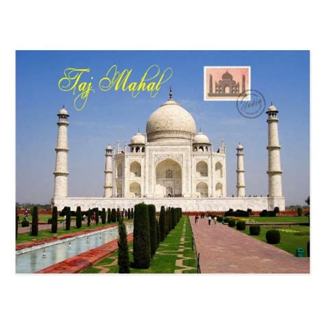 Taj Mahal, Agra, India Postcard | Zazzle