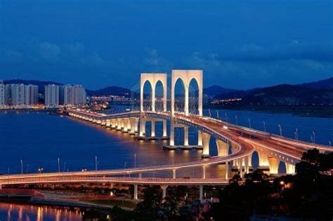 Bridge in Macau, Night scenery | Night scenery, Macau travel, Bridge ...