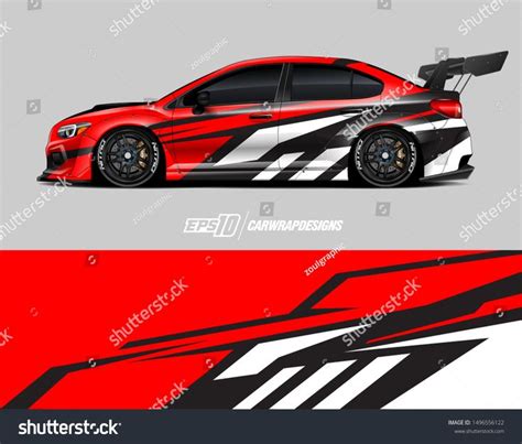 Car wrap graphic. Abstract racing strip and background for racing ...