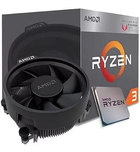 Processador gamer AMD Ryzen 3 3200G YD3200C5FHBOX de 4 núcleos e 4GHz ...