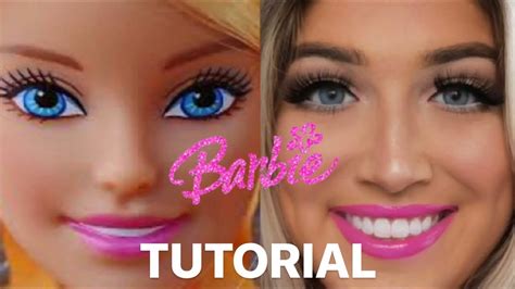 BARBIE MAKEUP TUTORIAL!!! - YouTube