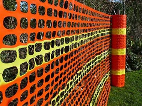 Plastic Netting as Safety Fencing or Warning Barrier for Construction