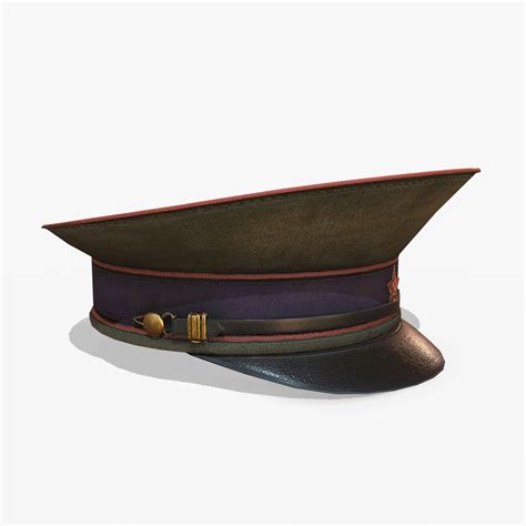 WW2 Commander Hat PBR 3D Model $19 - .fbx .obj .max .usd - Free3D