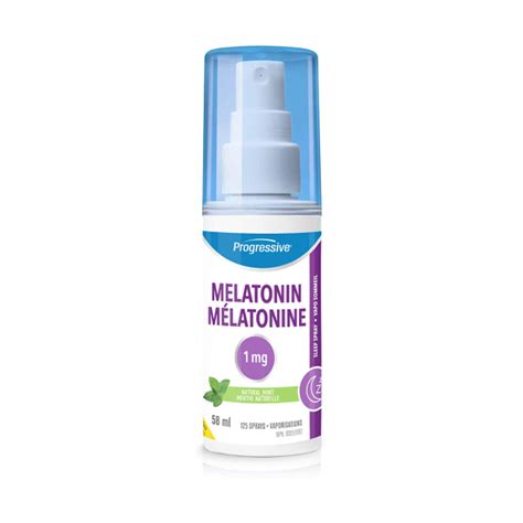 Progressive Melatonin Spray Natural Mint 58mL | Supplement and Vitamin Store in Guelph