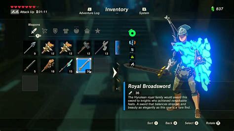 Zelda Breath Of The Wild Rare Weapon & Armor Guide