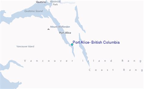 Port Alice, British Columbia Tide Station Location Guide