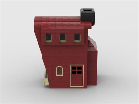 LEGO MOC Red House by jobe3do | Rebrickable - Build with LEGO