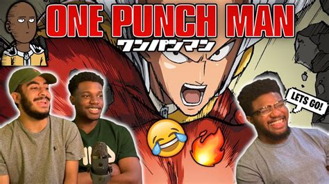 ONE PUNCH MAN EPISODE 1 REACTION | SAITAMA IS OVERPOWERED! - YouTube