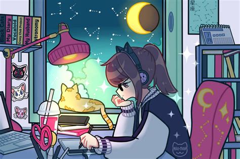 Lofi Girl2 by MaoSinosaki on DeviantArt | Anime, Cute art, Character art