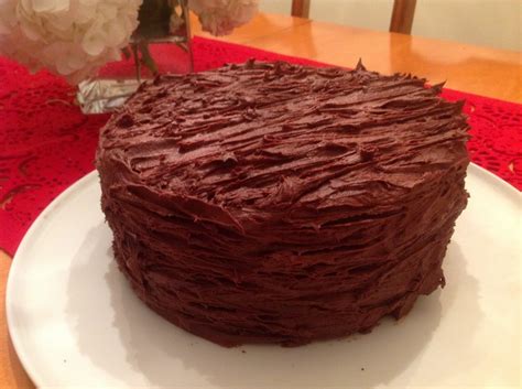 Old Fashioned Chocolate Cake - sprinkles and sauce