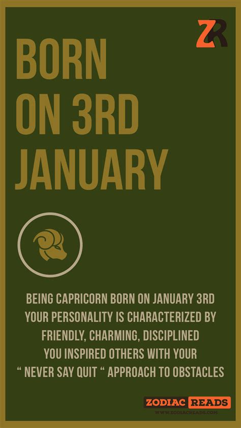 Birthday Traits of Those Born in January - ZodiacReads